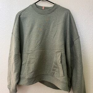 NWOT Lunya Pima Cotton Restore Double Faced Crew Pullover